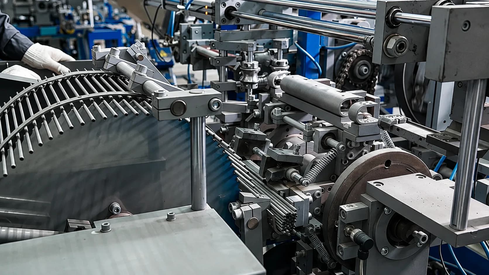 Production machinery running on the line at the Gomoa Fetteh factory